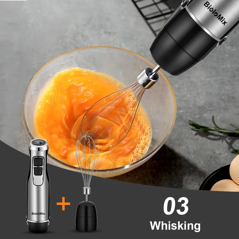 Biolomix 4 In 1 Immersion Hand Blender With Smoothie Cup