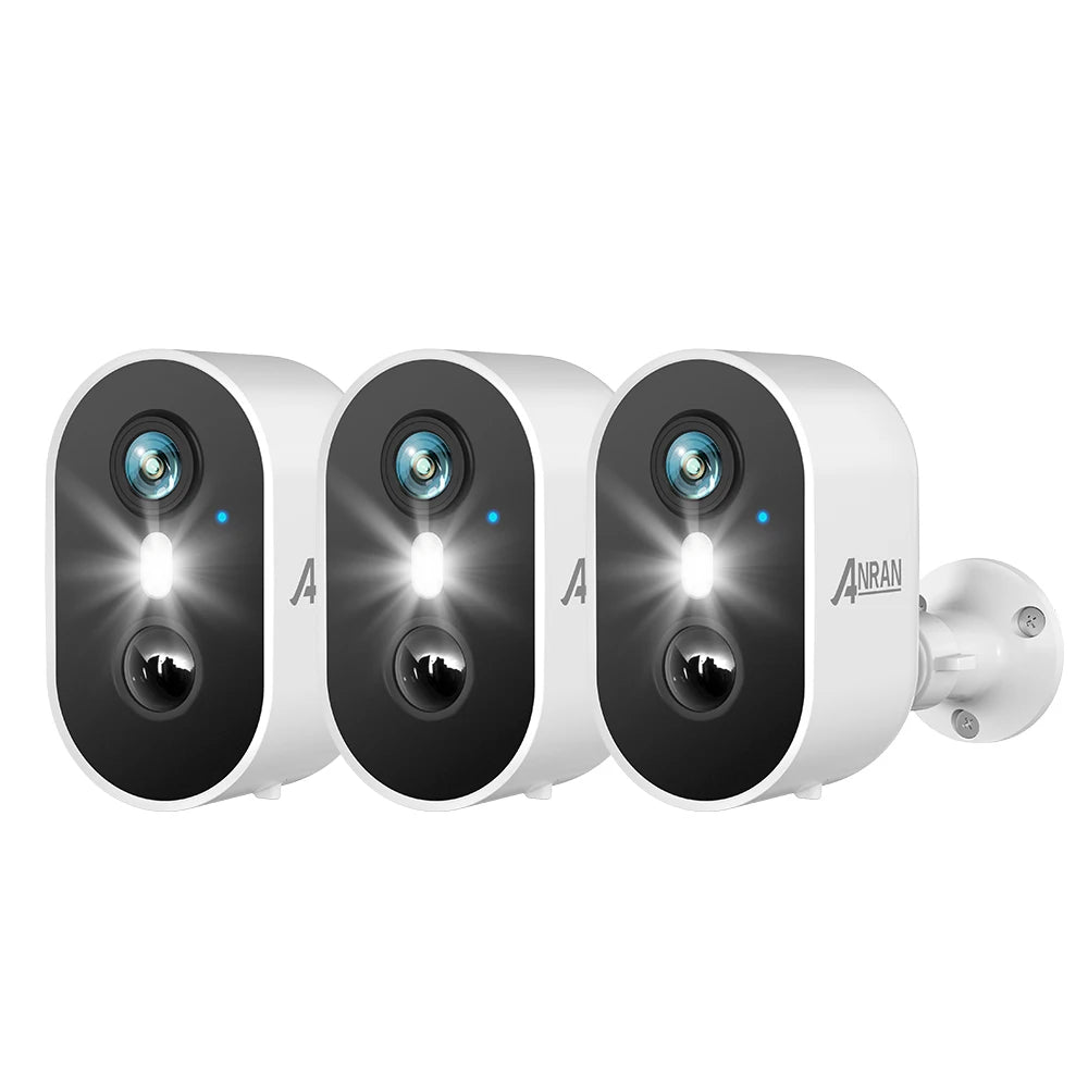 ANRAN 2K Rechargeable Battery Camera 2.4G WiFi Surveillance