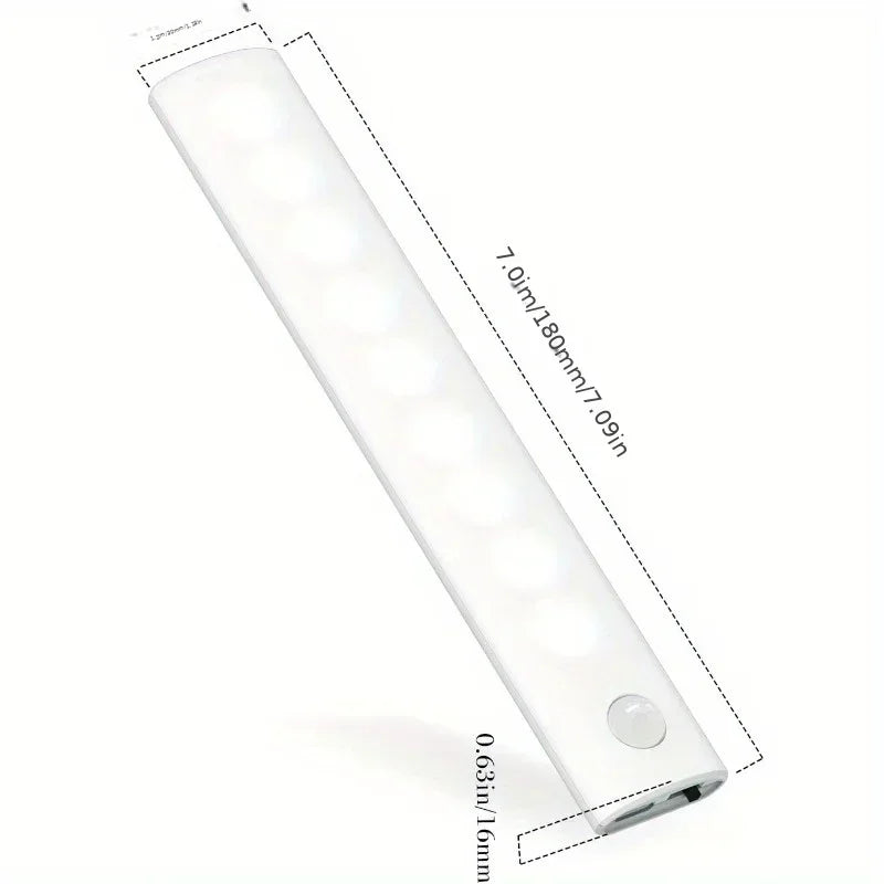 Under Cabinet Motion Sensor LED Lights Rechargeable Battery Operated