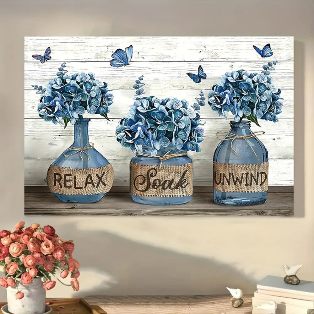 Art Deco Daffodil Canvas Artwork With Exquisitely Crafted TimberFrame InteriorSpaces