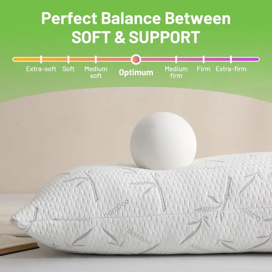 Memory Foam Body Pillow With Removable Pillowcase