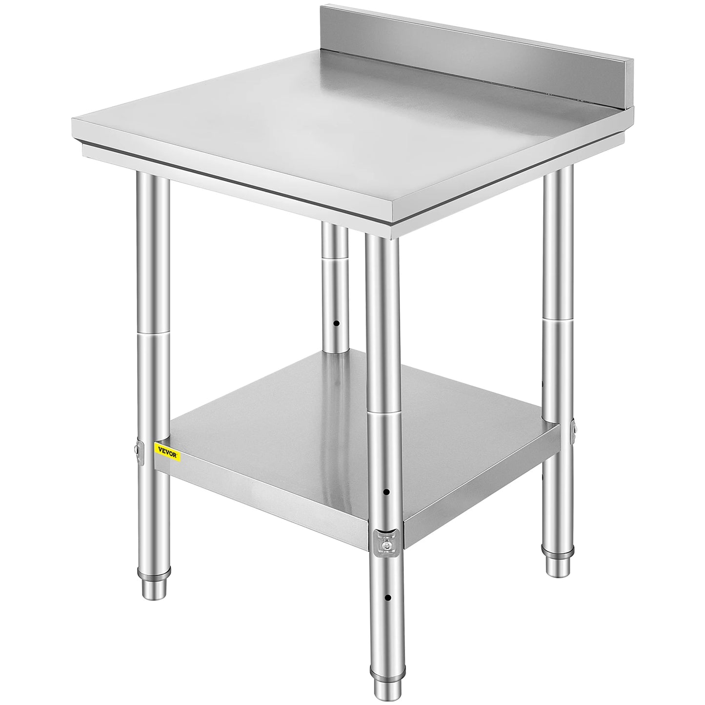 Stainless Steel Catering Table With Undershelf For Restaurant