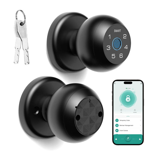 Viladepot Biometric Bluetooth Smart Lock With Fingerprint And Passcode