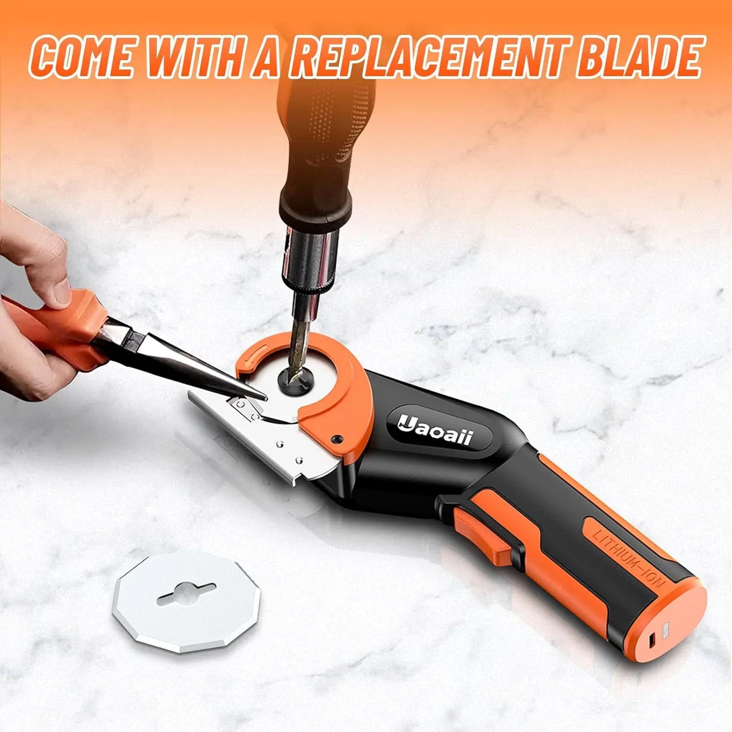 Seesii Cordless Rechargeable Scissors Cardboard Cutter