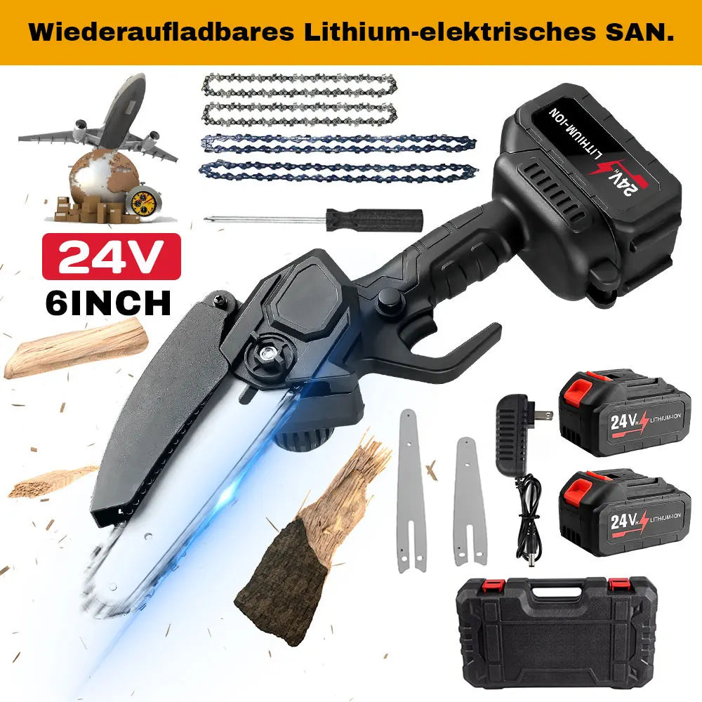 Mini Electric Chainsaw Cordless Portable Handheld Tool