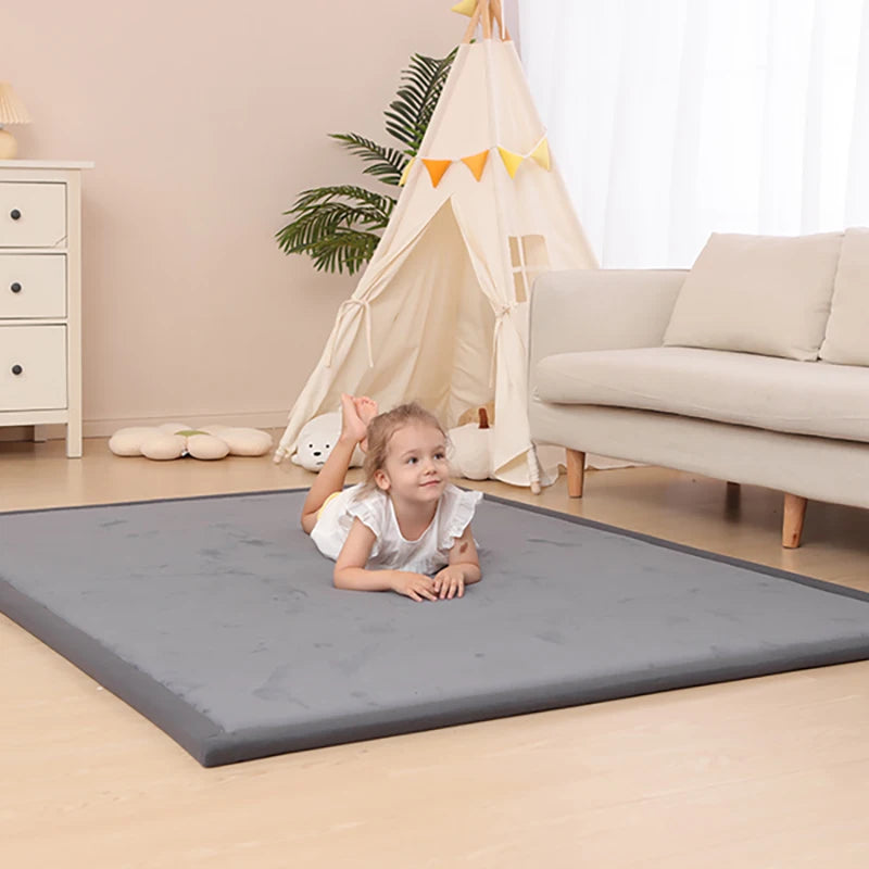Huloo Sleep Memory Foam Playpen Mat Carpet With Non-Slip Bottom