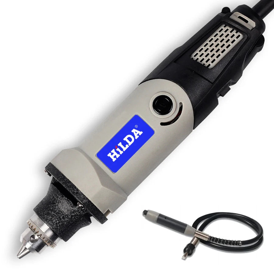 HILDA 500W Rotary Tool Kit for Woodworking Detailing