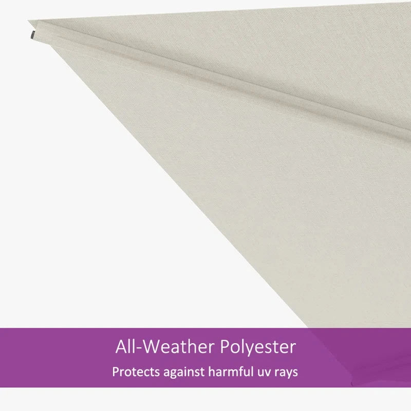 Grand Patio Jena Balcony Umbrella Rectangular Outdoor Shade