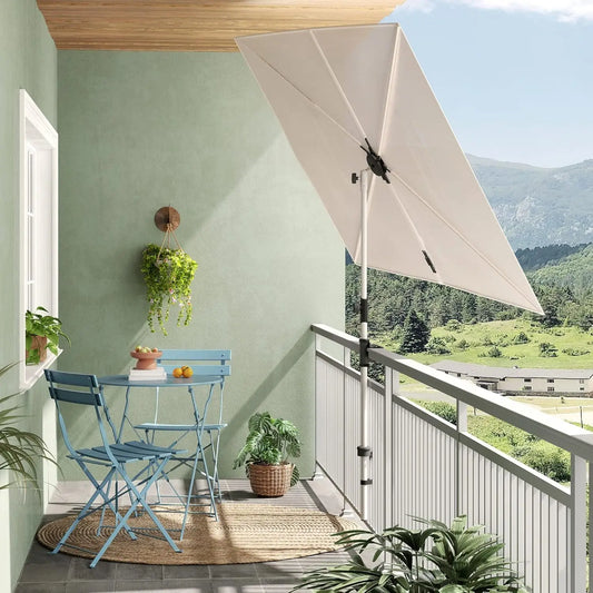 Grand Patio Jena Balcony Umbrella Rectangular Outdoor Shade