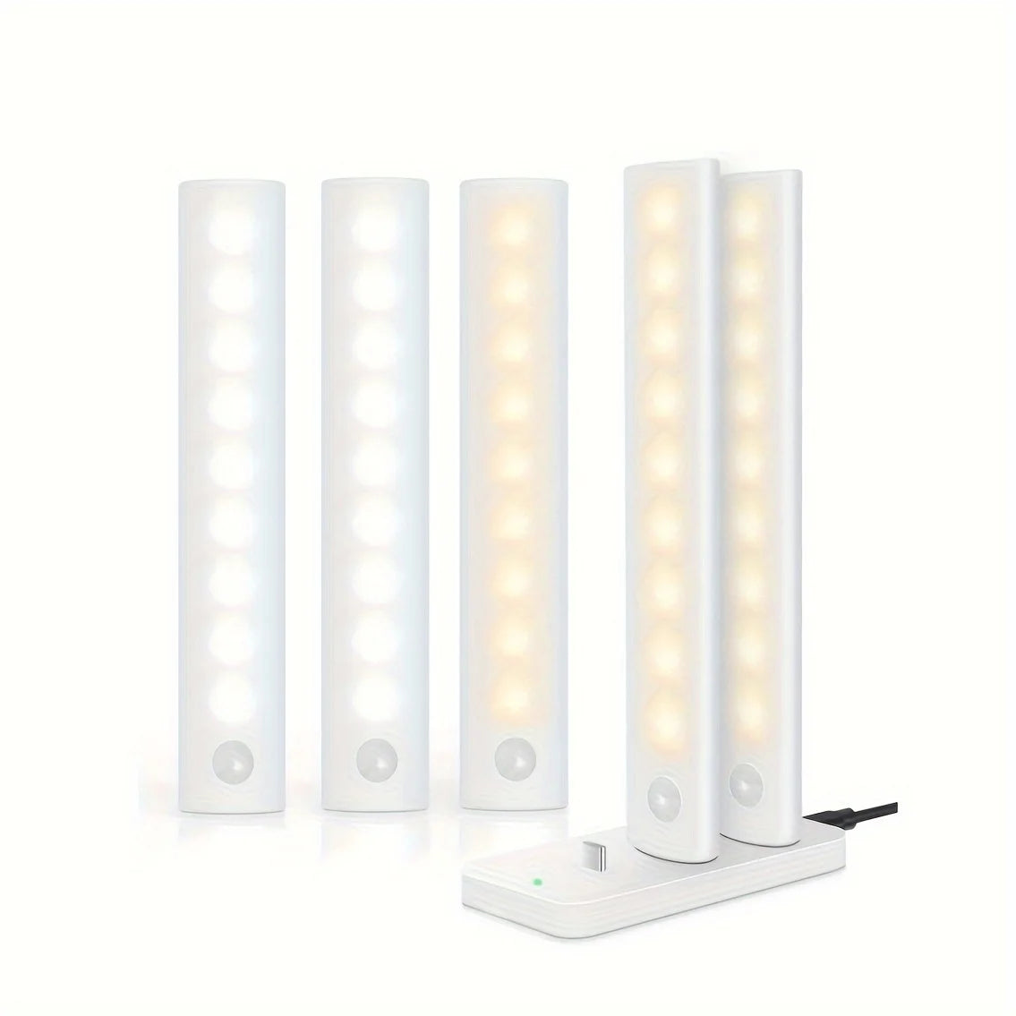 Under Cabinet Motion Sensor LED Lights Rechargeable Battery Operated