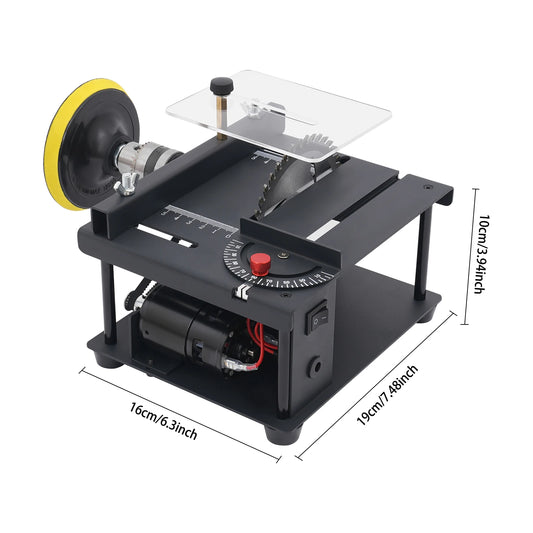 Mini Table Saw Portable 200W 7 Speed Adjustable