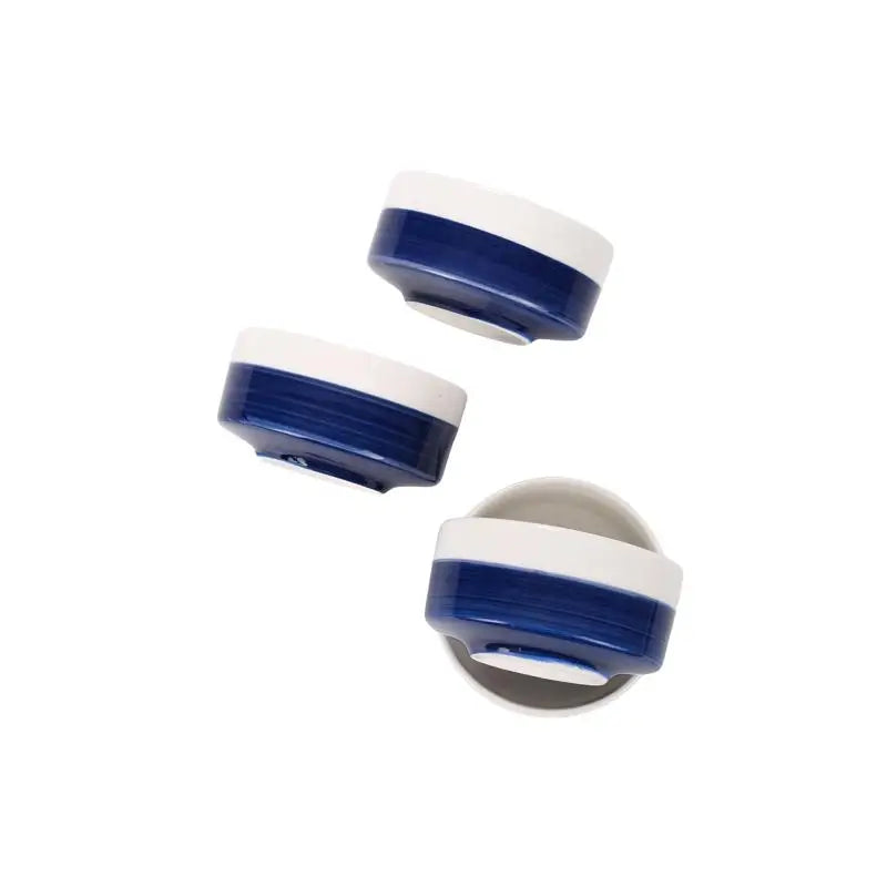 NONED Set Of 4 Ceramic Bowls Microwave And Dishwasher Safe