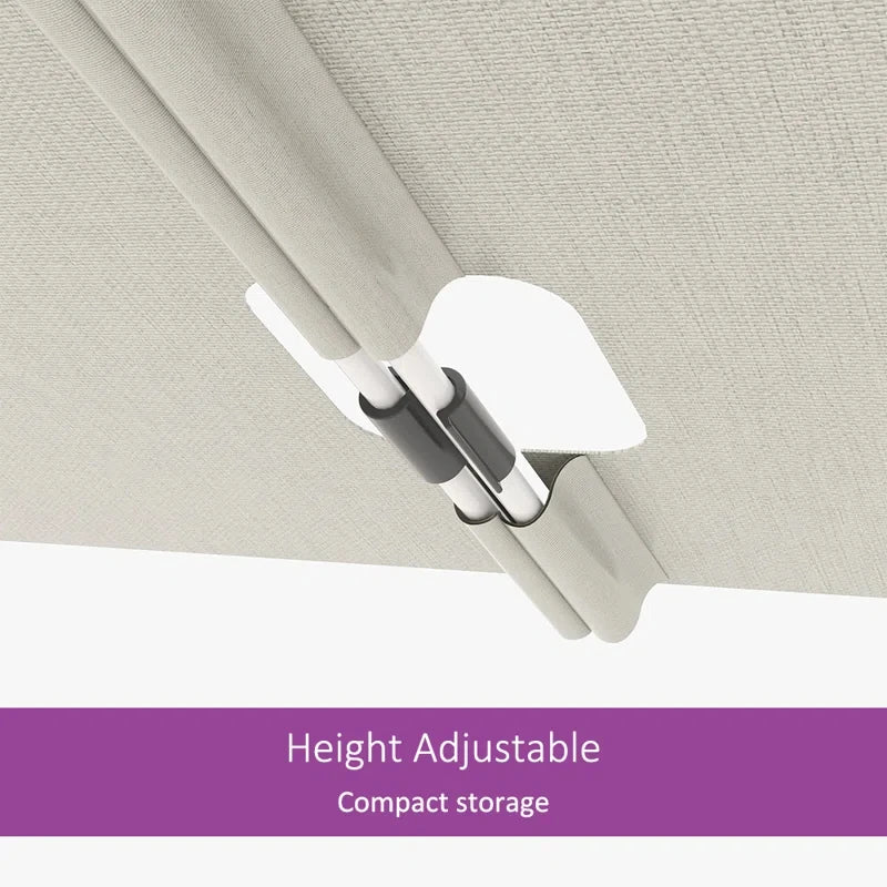 Grand Patio Jena Balcony Umbrella Rectangular Outdoor Shade