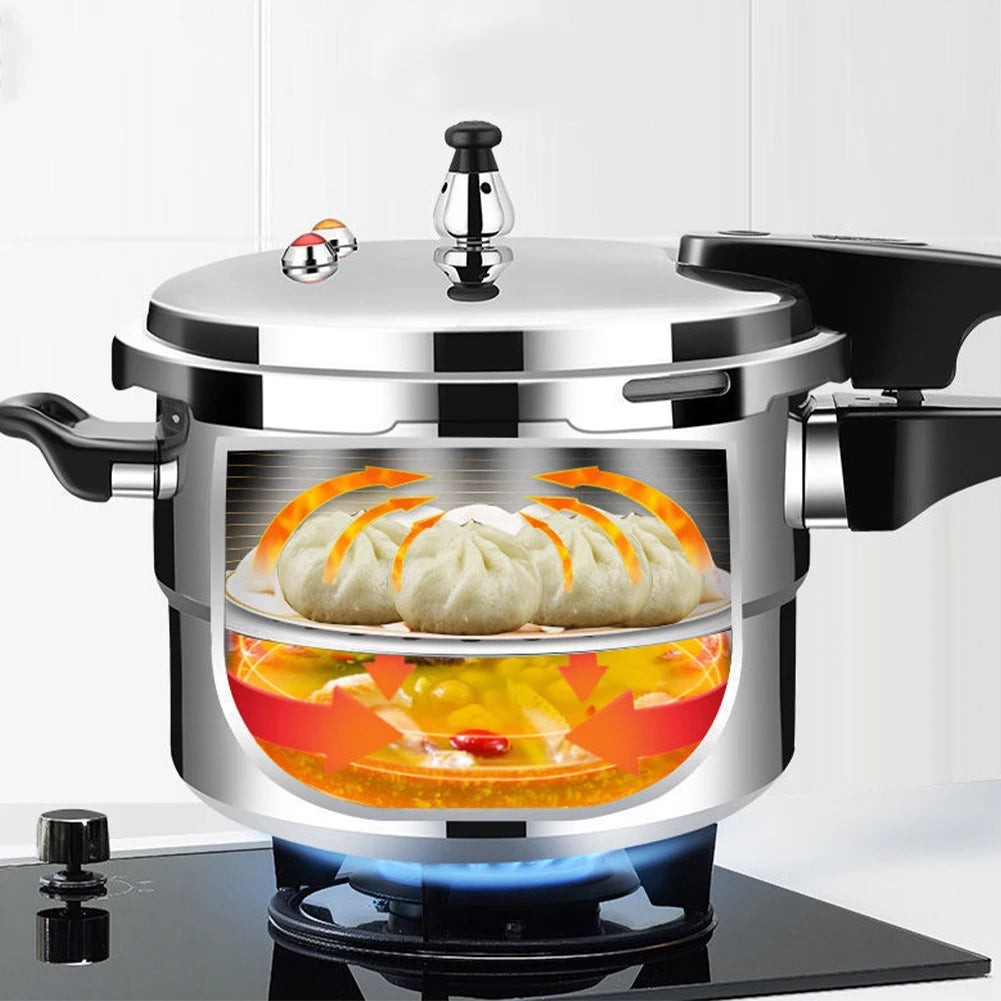 Stainless Steel Pressure Cooker With Steaming Plate For Stovetops