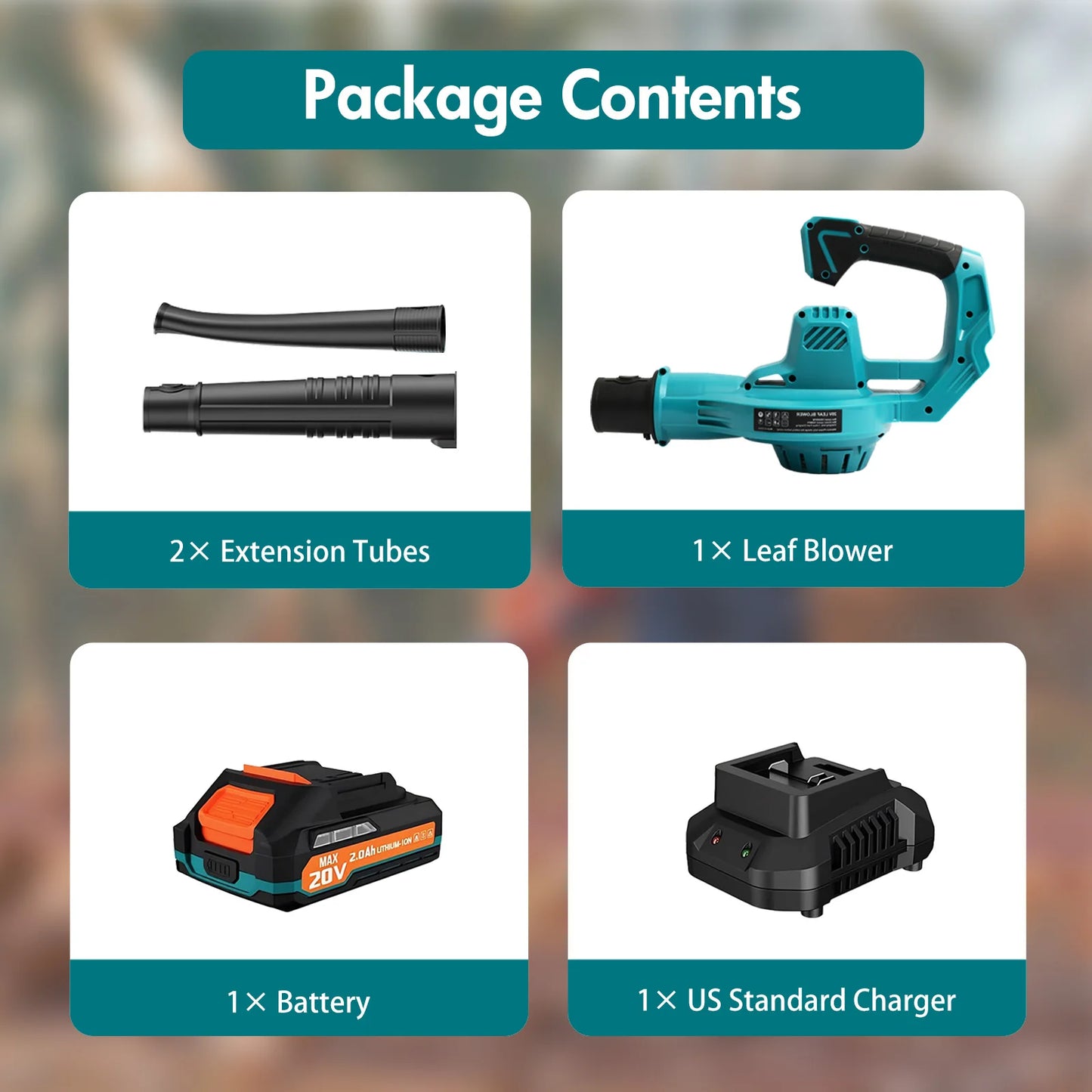 Cordless Leaf Blower 160MPH Lightweight Handheld