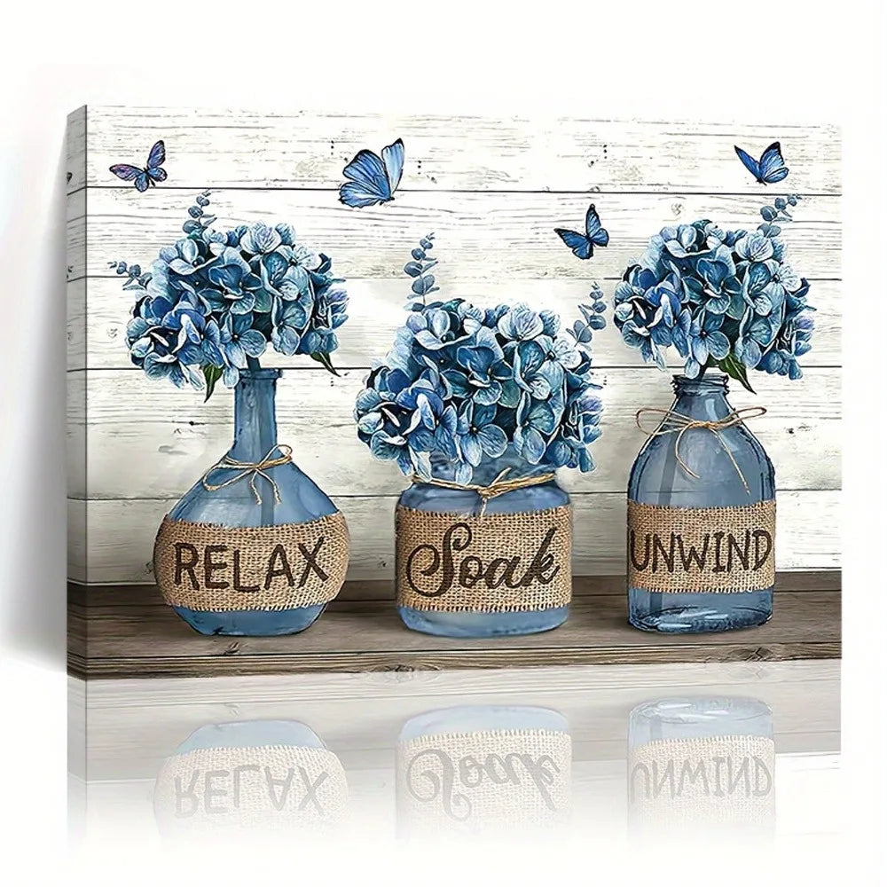 Art Deco Daffodil Canvas Artwork With Exquisitely Crafted TimberFrame InteriorSpaces