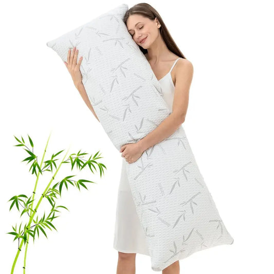 Memory Foam Body Pillow With Removable Pillowcase