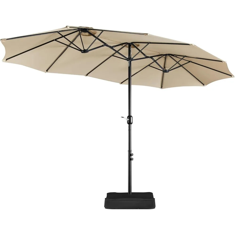 Patio Umbrella With Base Included UV Resistant Sun Shelter