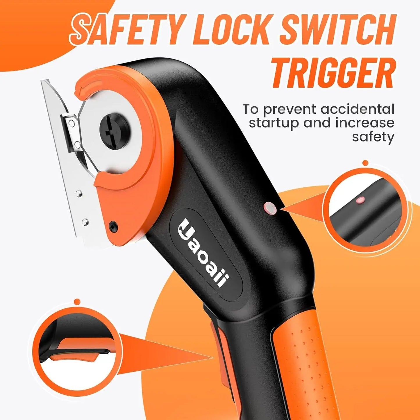 Seesii Cordless Rechargeable Scissors Cardboard Cutter